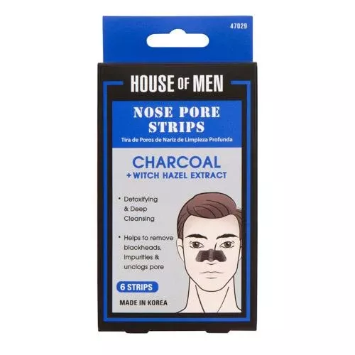 House Of Men Charcoal Nose Pore Strips 6 Strips