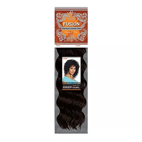 Human Hair Blend Weave Kara Fusion Deep Curl