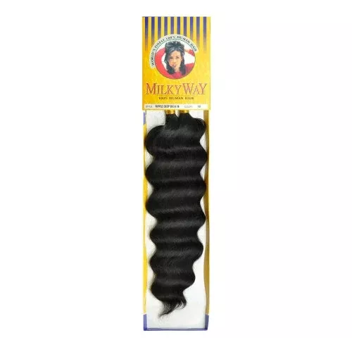 Human Hair Braids Milky Way Ripple Deep Bulk 18