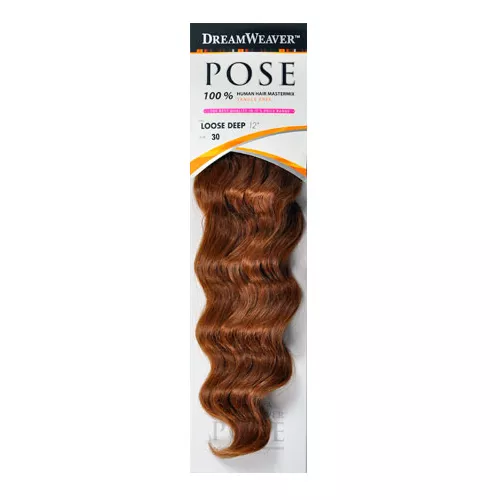Human Hair Master Mix Weave ModelModel Pose ZL012 Loose Deep