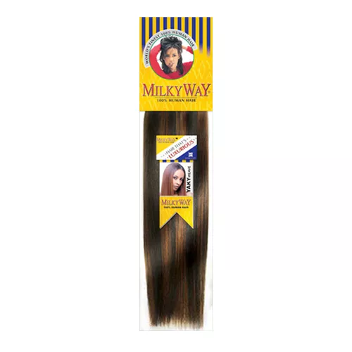 Human Hair Weave Milky Way Yaky Weave