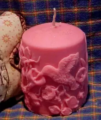 Hummingbird 3×4 Candle 1 Cavity Silicone Mold 1424