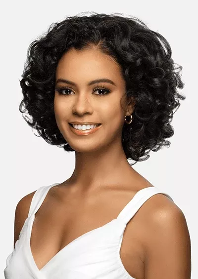 HW-113 [Body Curl 3 in 1 Half Wig | Drawstring Cap/Headband | Curling Iron Safe]
