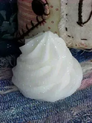 Ice Cream or Dollop Small Soap 1 Cavity Silicone Mold 1146