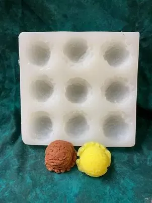 Ice Cream Small Tarts9 Cavity Silicone Mold375