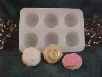 Iced Cookie Tarts 6 Cavity Silicone Mold 231