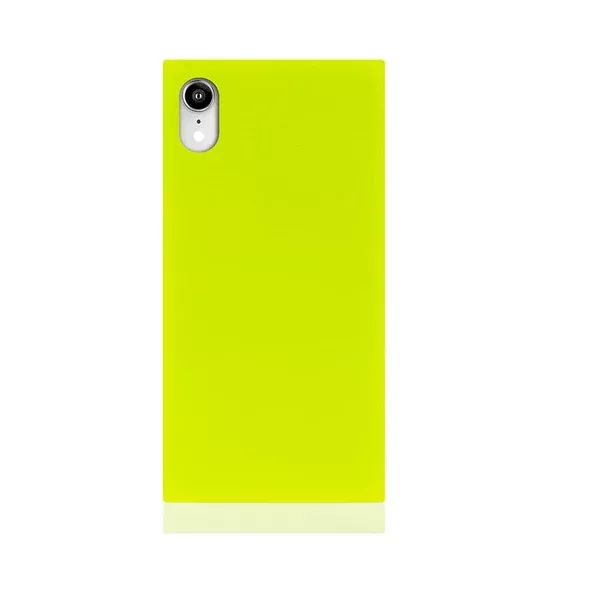 IDECOZ NEON YELLOW PHONE CASE WITH CORNERS