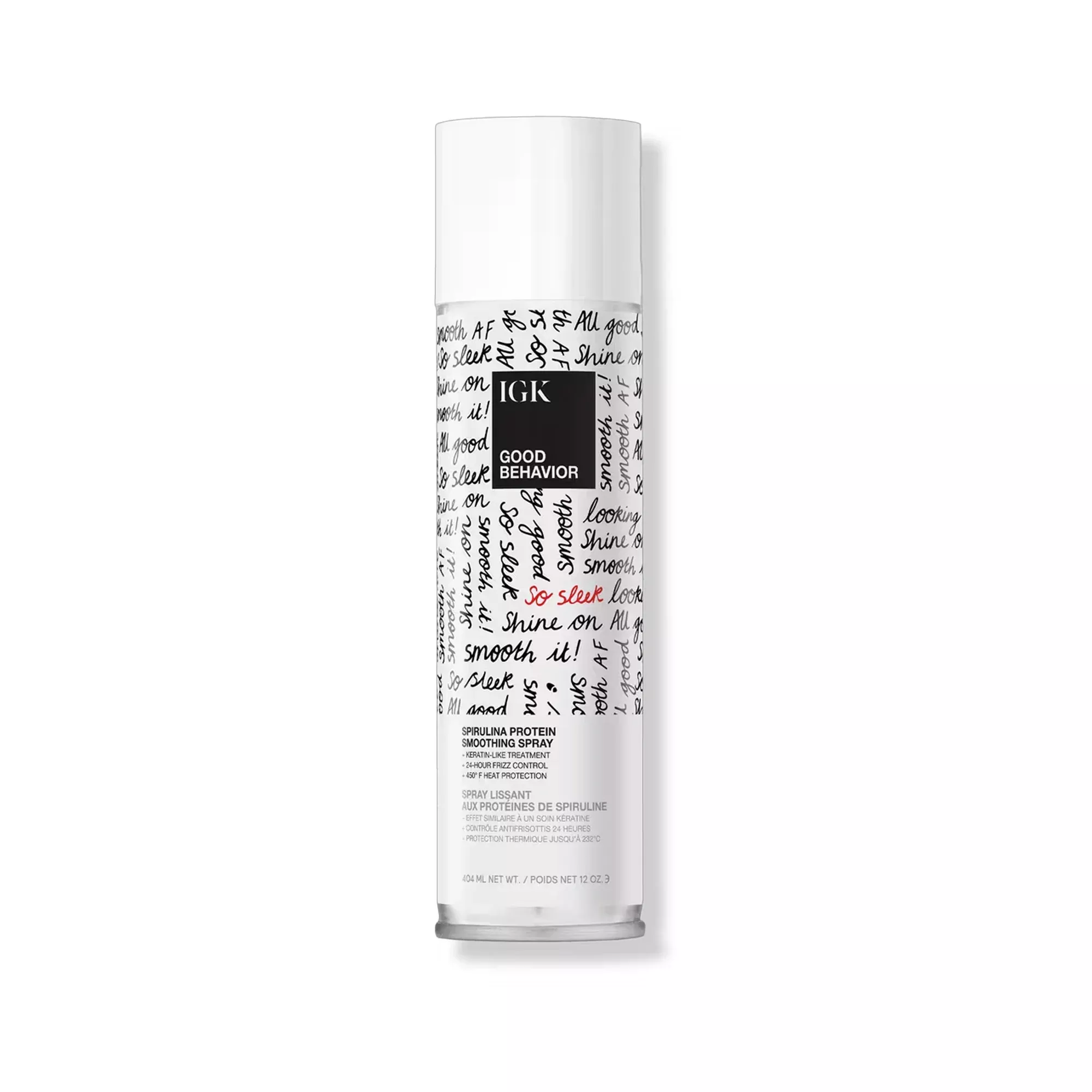 IGK Good Behavior Spirulina Protein Smoothing Spray