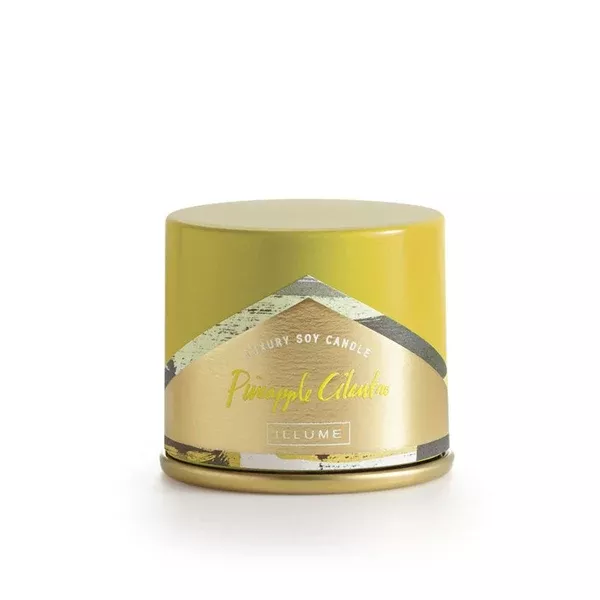ILLUME LUXURY SOY CANDLE Vanity Tin – PINEAPPLE CILANTRO
