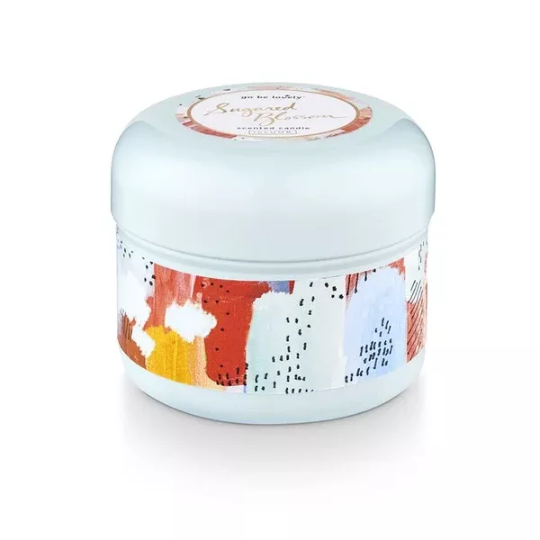 ILLUME Sugared Blossom Tin Candle
