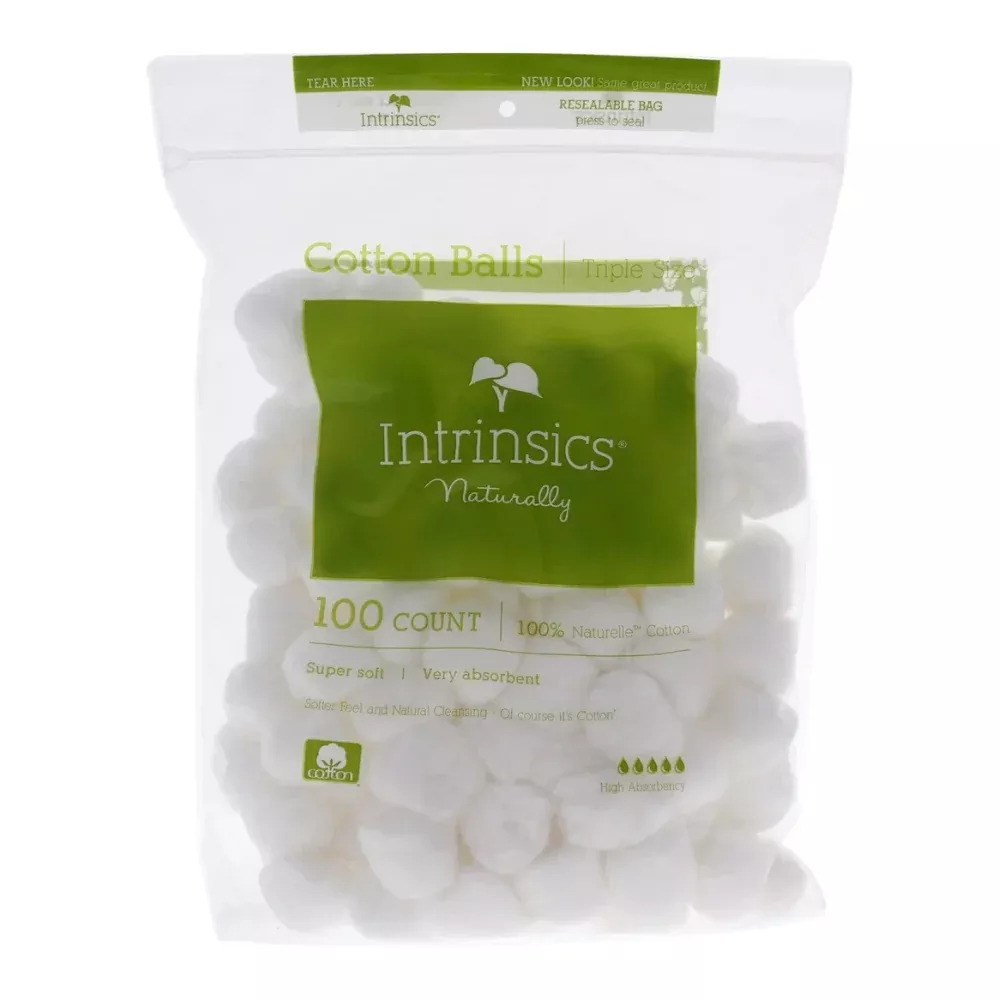 Intrinsics Cotton Balls - Triple Size 100 ct.