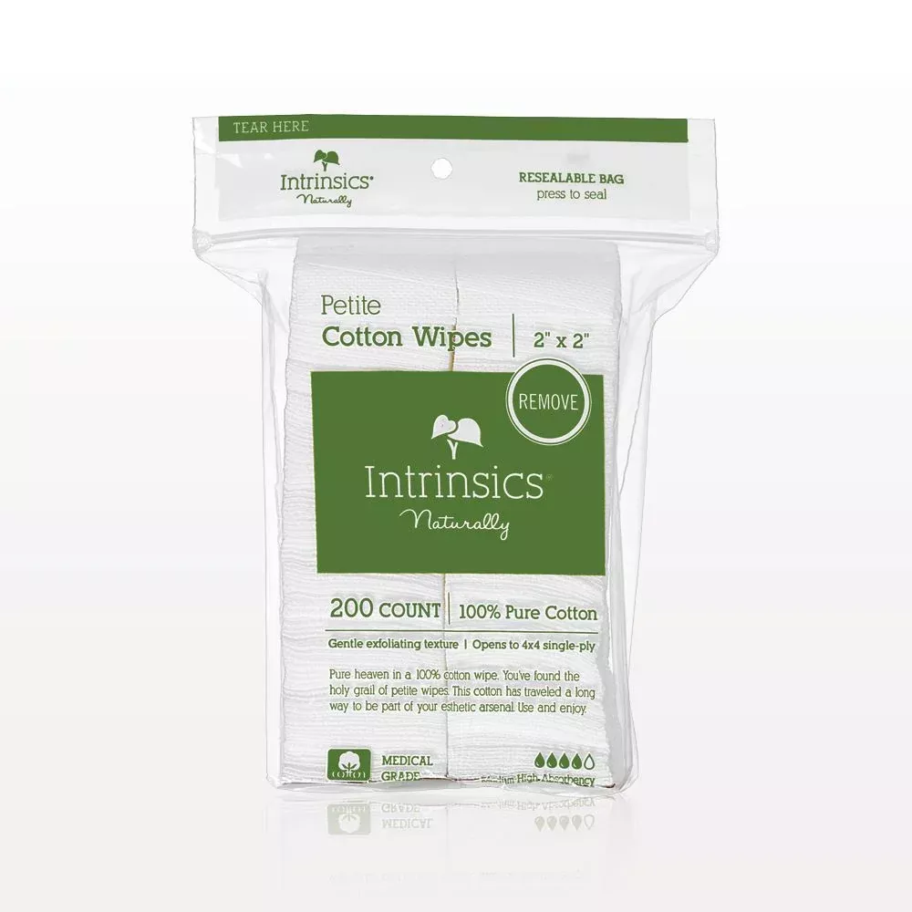 Intrinsics Petite Cotton Wipes 200ct.