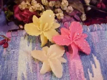 Iris Flower Embed 1 Cavity Silicone Mold 2500