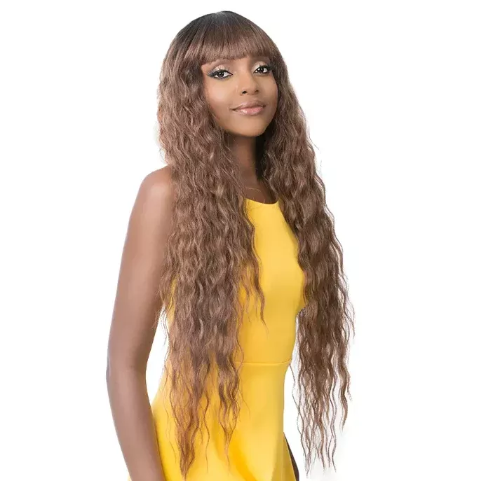 IT’S A WIG! BANG OCEAN WAVE 34″