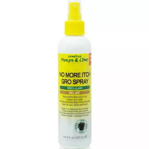 Jamaican Mango & Lime: Medicated Maximum Relief No More Itch Gro Spray 8oz,16oz