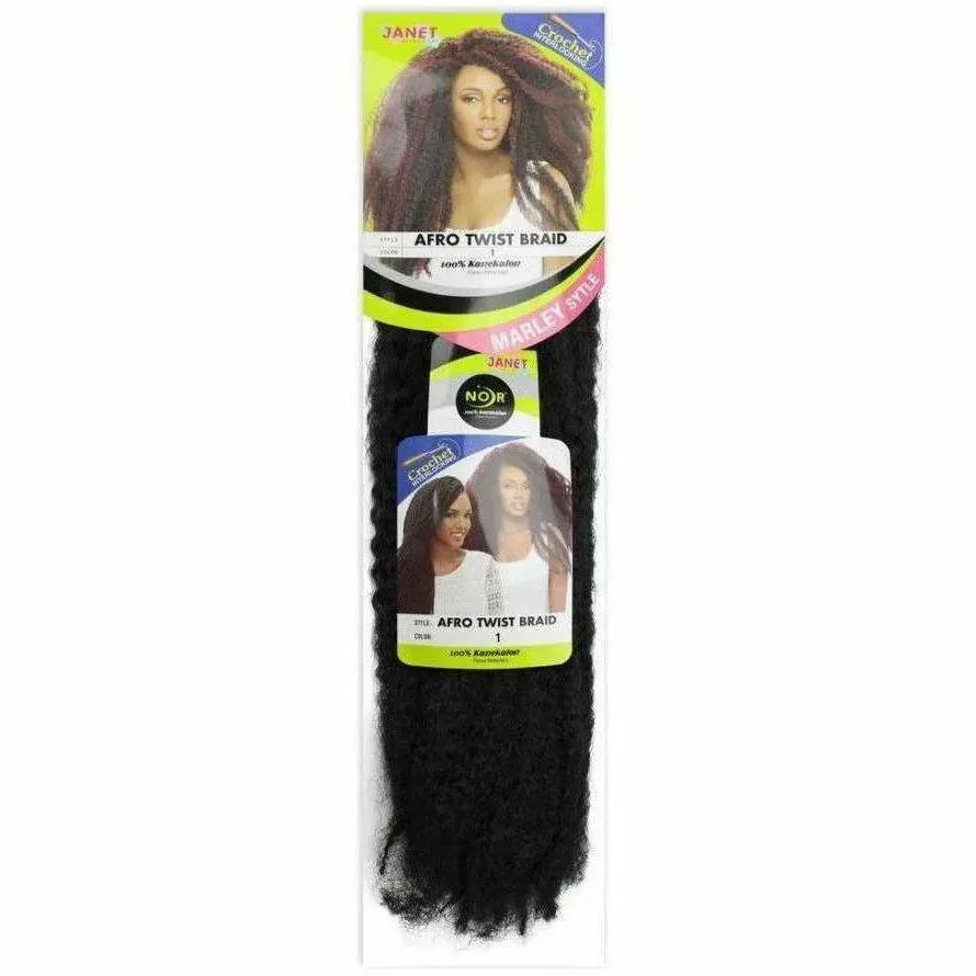 Janet Collection: 2X Afro Marley Twist Braid
