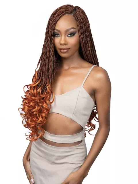 Janet Collection 3X PRE-STRETCHED FRENCH CURL Crochet Braid 48″
