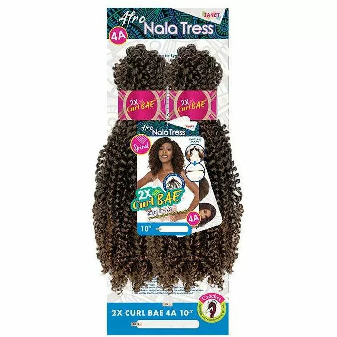 Janet Collection: Nala Tress 2X Curl Bae 4A 10″