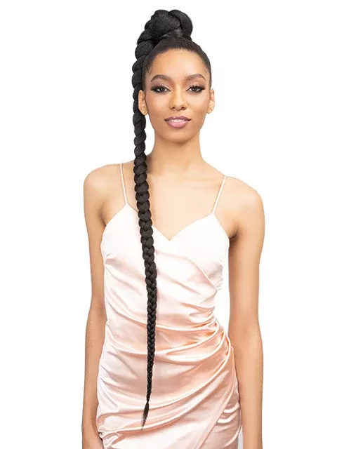 Janet Collection REMY ILLUSION SNATCH WRAP LARGE BOX Braid Ponytail 42″