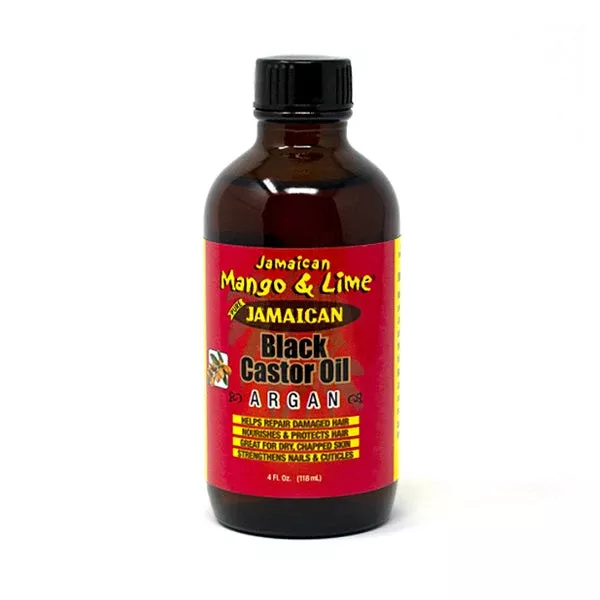 JM&L BLK CASTOR OIL ARGAN 4OZ [PU2286]