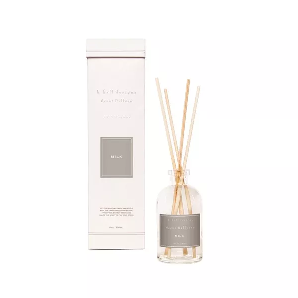 K. HALL DESIGNS MILK SCENT DIFFUSER KIT