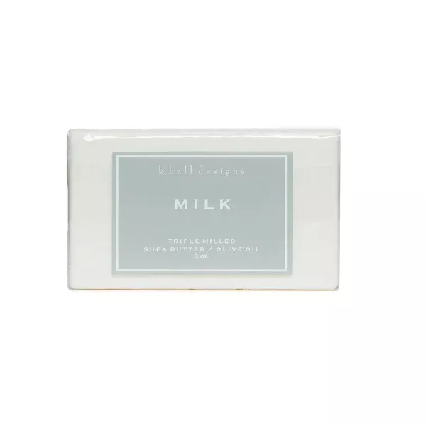 K. HALL DESIGNS MILK TRIPLE MILLED BAR SOAP