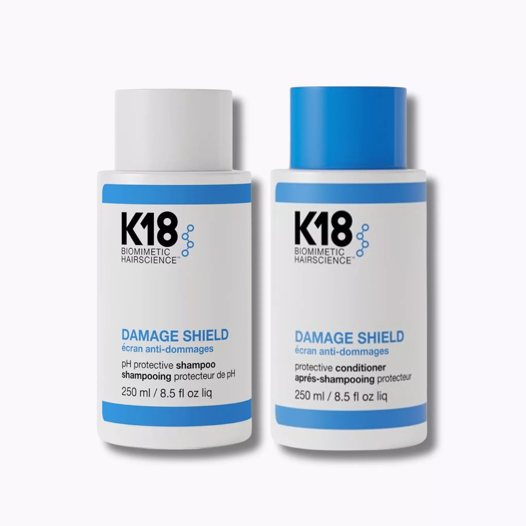 K18 DAMAGE SHIELD Protective Shampoo & Conditioner