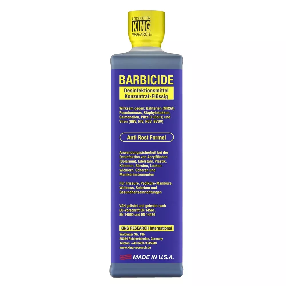 KING BARBICIDE DISNFECTANT 16 OZ