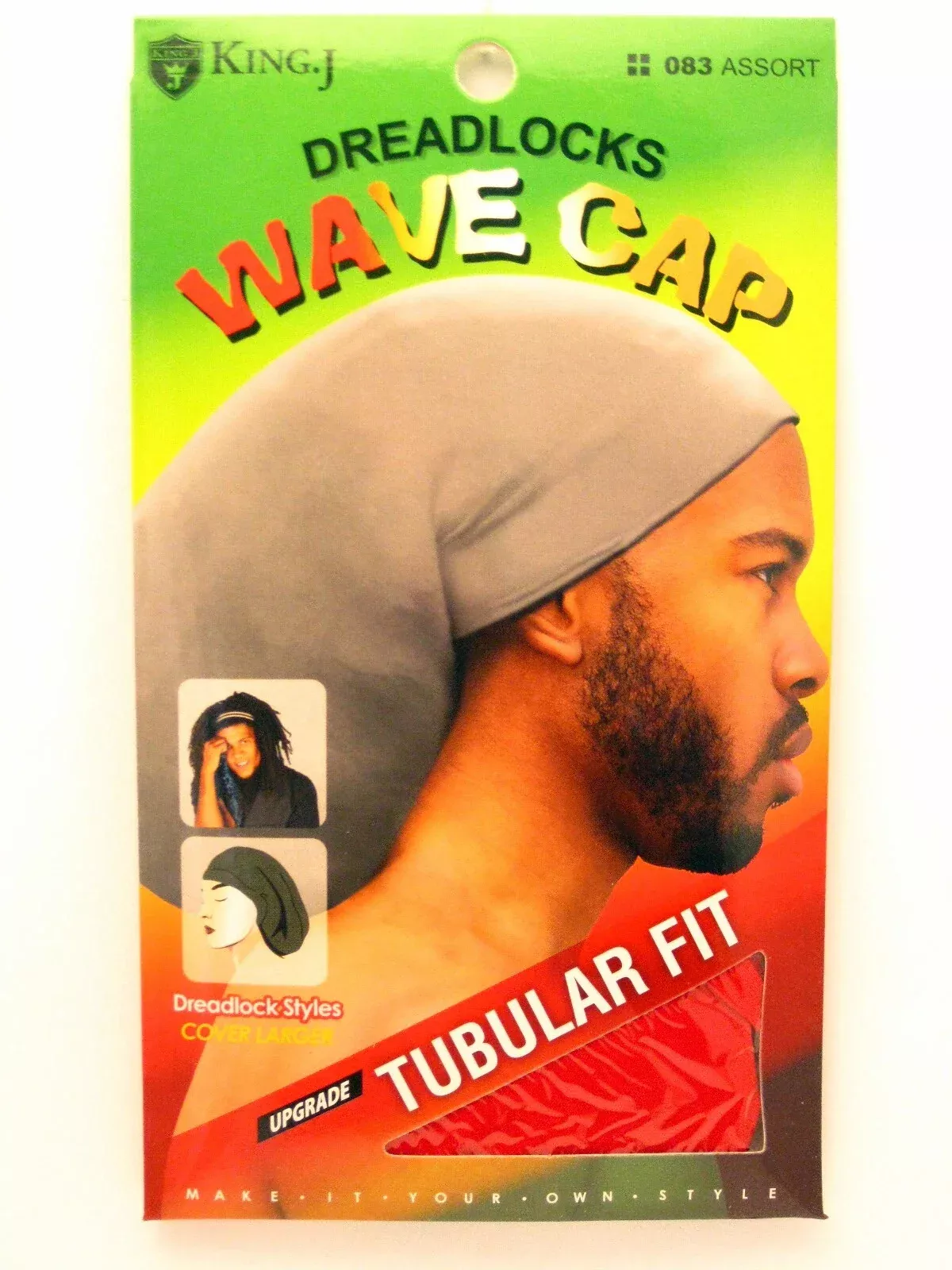 King J Dreadlocks Wave Cap #083