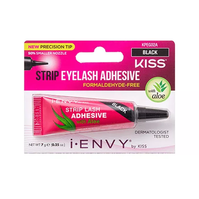 Kiss Aloe Infused Strip Lash Glue – BLACK