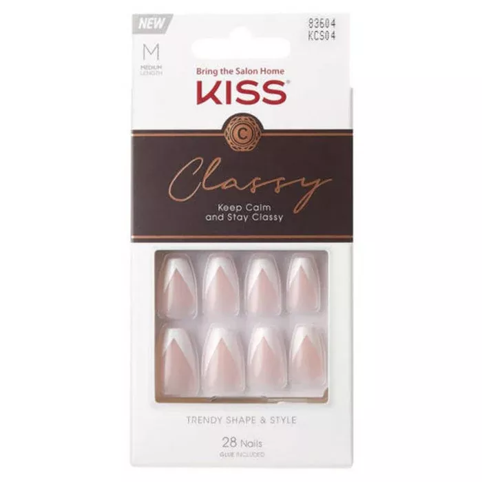 Kiss Charry Trendy Shape & Style Long 28 Nails Kit – KCS04