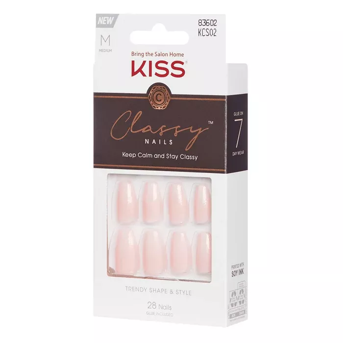 Kiss Charry Trendy Shape & Style Medium 28 Nails – KCS02