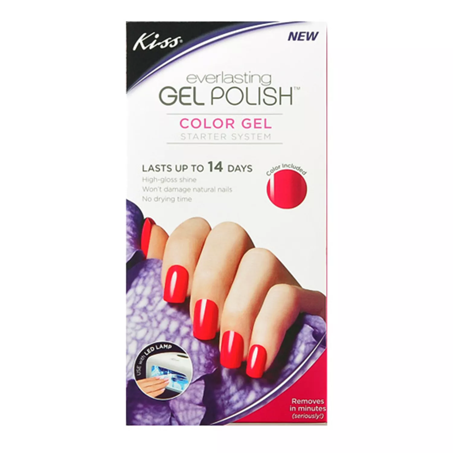 KISS Everlasting Gel Polish Color Gel Starter System