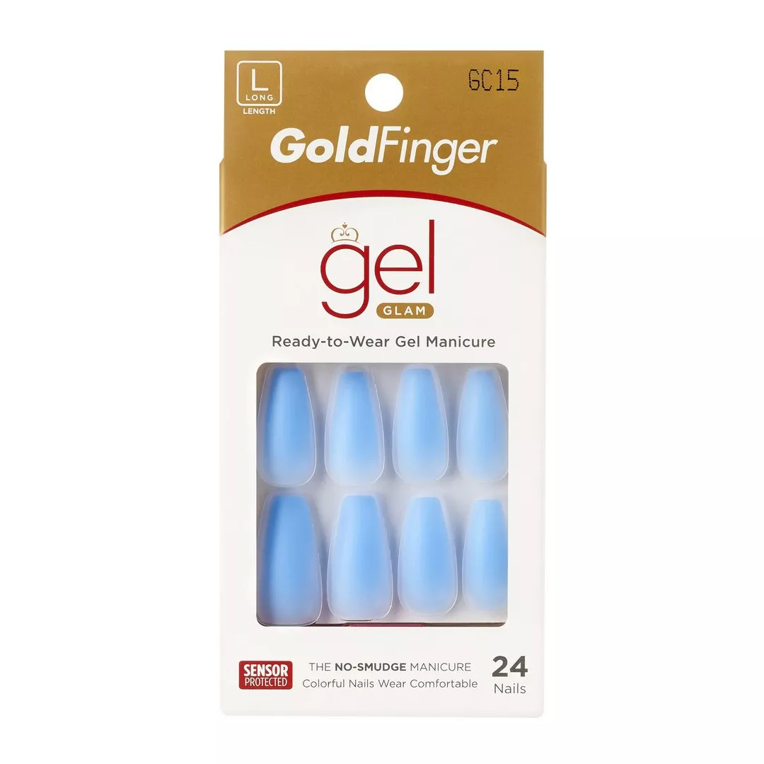 KISS GOLDFINGER GEL GLAM SOLID COLOR NAILS - GC15