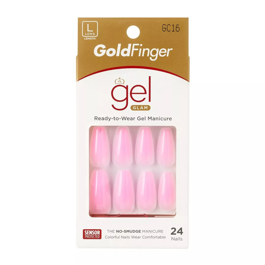 KISS GOLDFINGER GEL GLAM SOLID COLOR NAILS - GC16