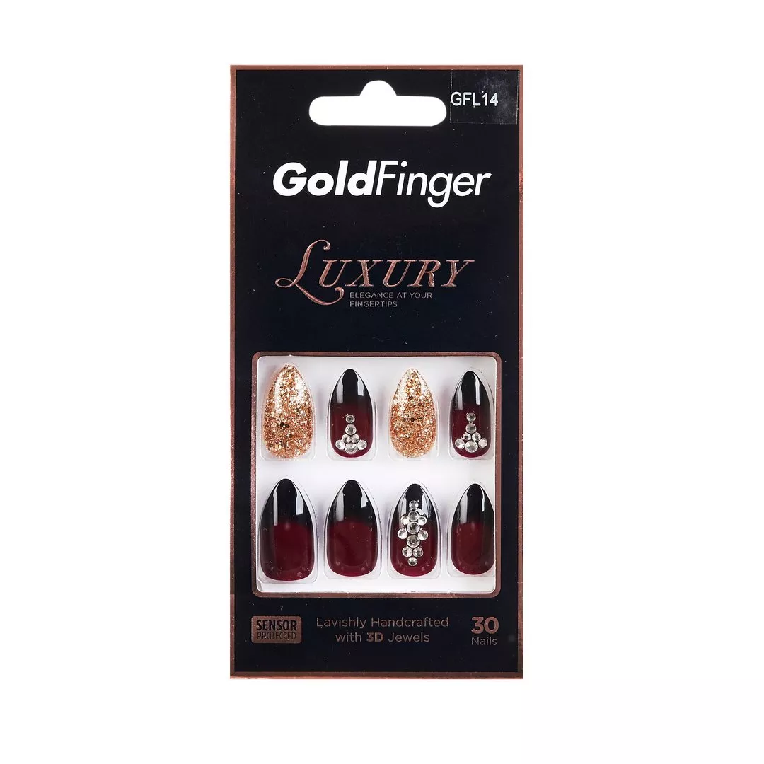 KISS GOLDFINGER LUXURY LUXURY NAILS - GFL14