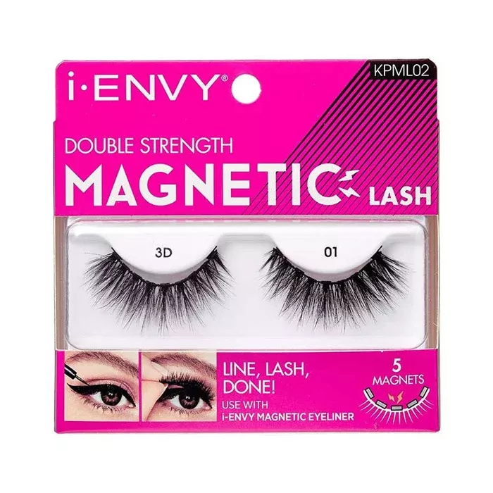 Kiss i-Envy Double Strength Magnetic Lash – 3D 01 KPML02