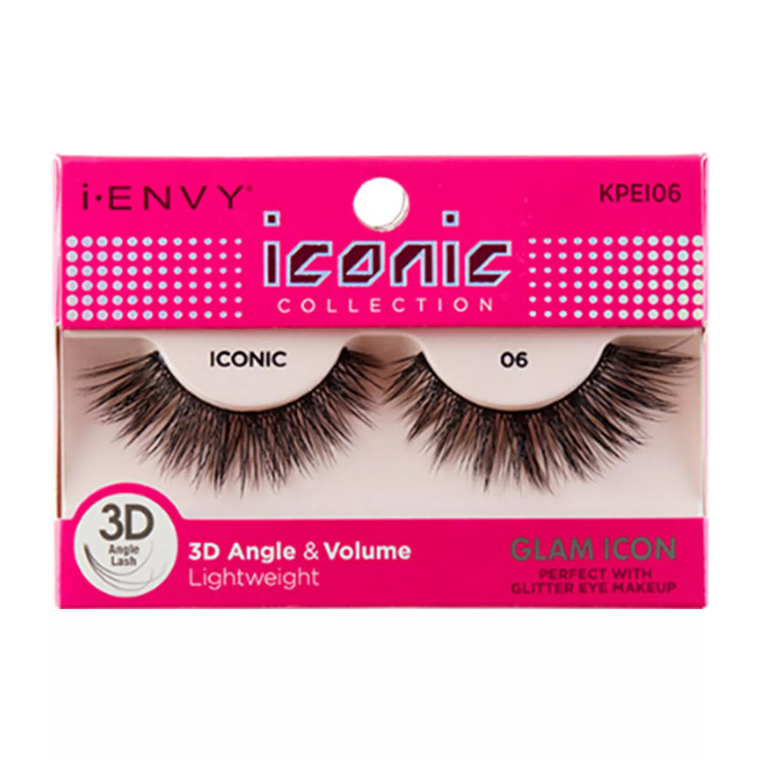 KISS i ENVY Iconic 3D Angle & Volume Lightweight Eyelashes