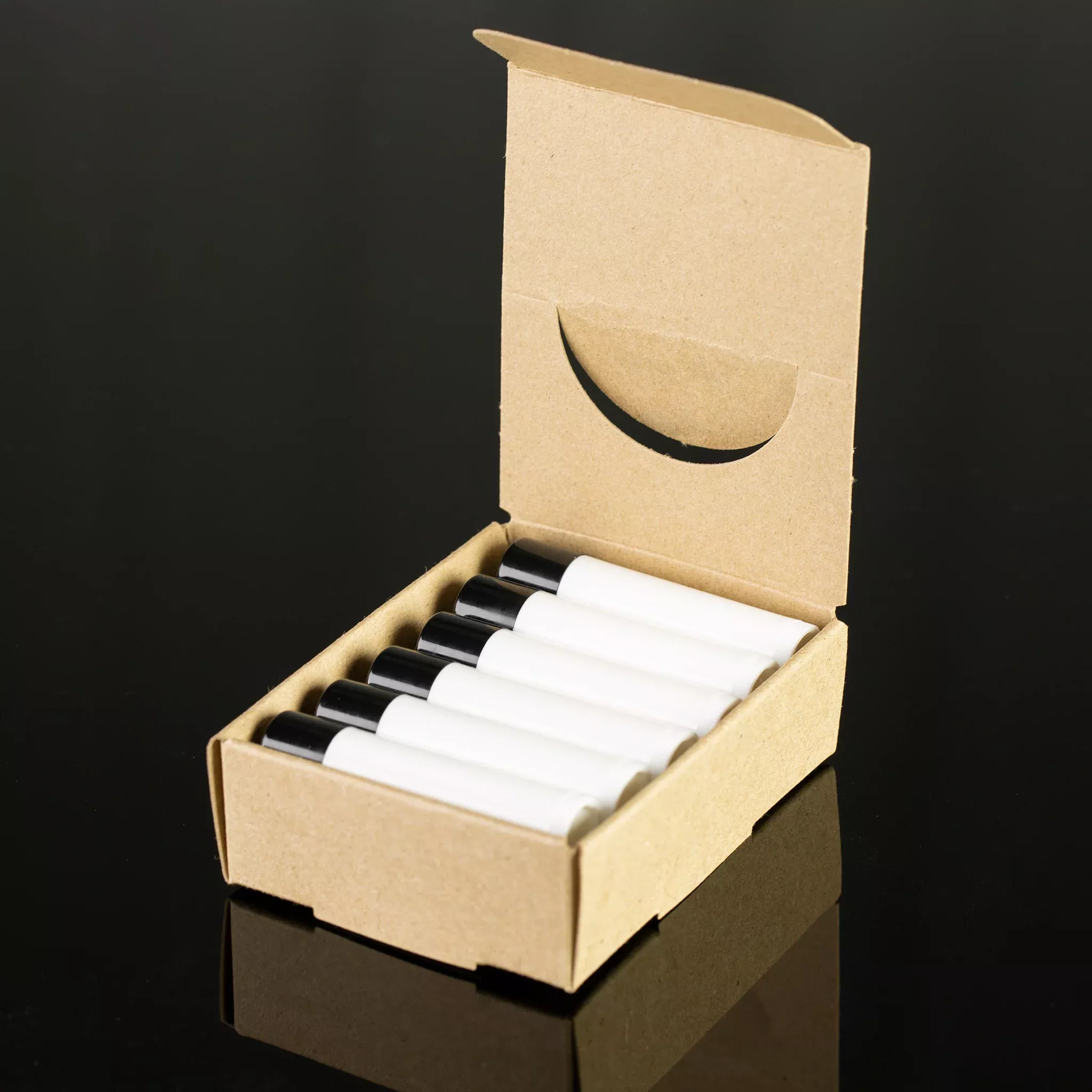 Kraft Lip Balm Tube Display Box – Holds 12 Tubes