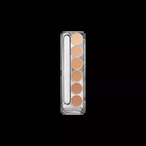 KRYOLAN DERMACOLOR CAMOUFLAGE CREME PALETTE 6 COLORS