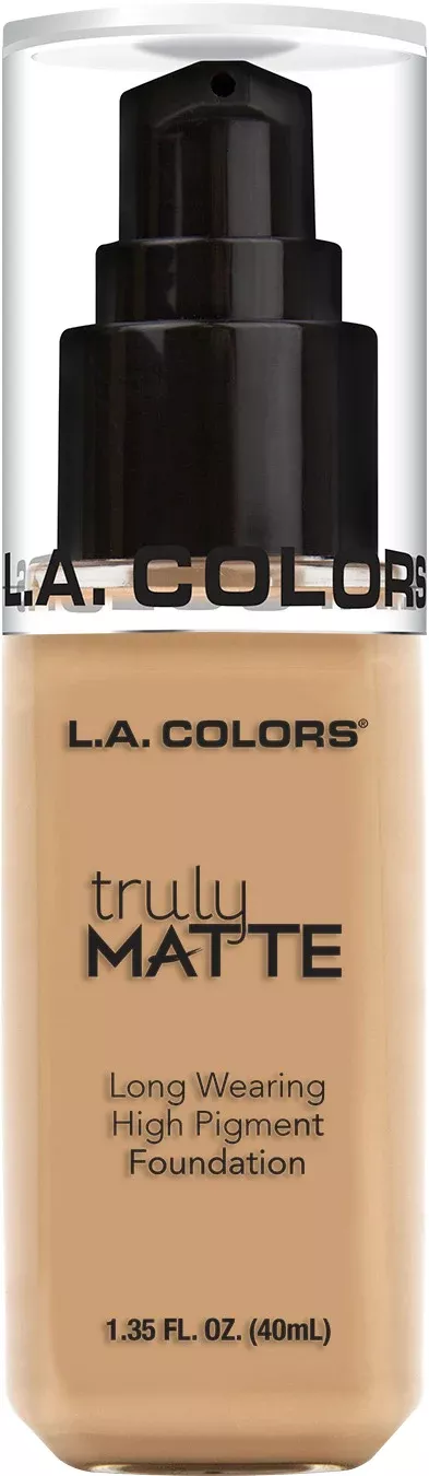 L.A. COLORS Truly Matte Foundation, Natural, 1 fl oz