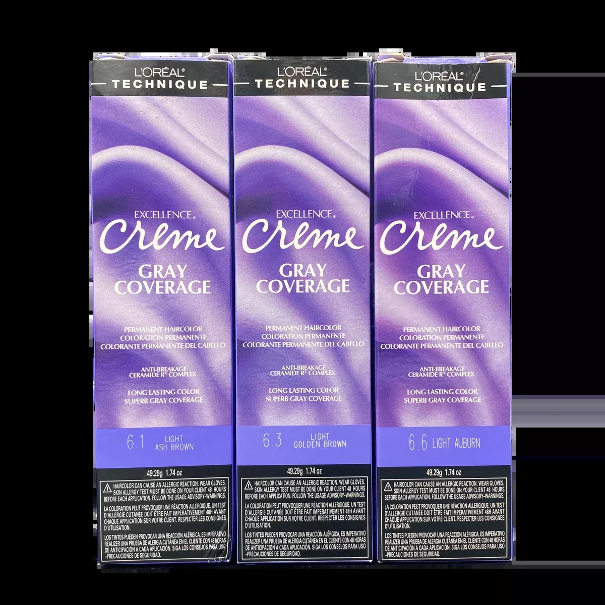 L’Oreal Excellence Creme Gray Coverage Hair Color 1.74 oz.