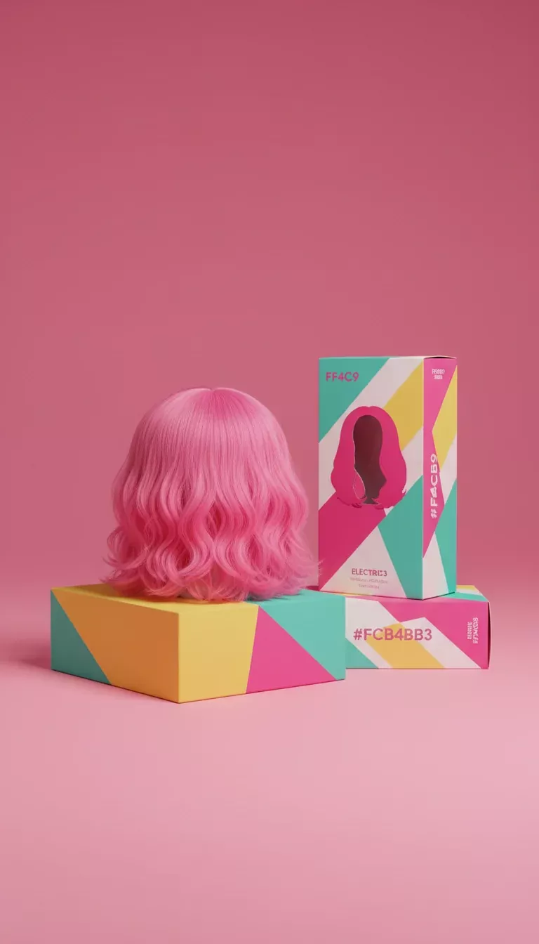 Lace Front Wig With Ombre Effect