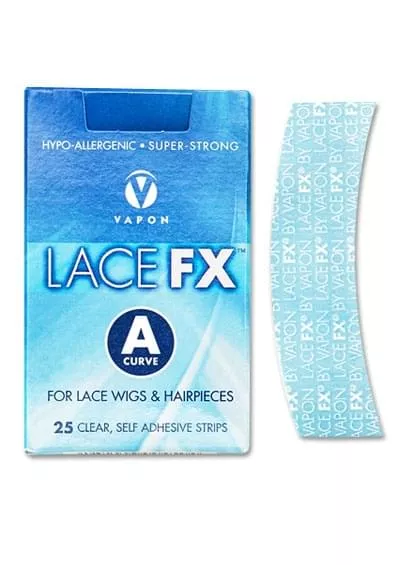 LACE FX-A [A Curve | Clear Strips | Lace Front Tape | Self Adhesive]