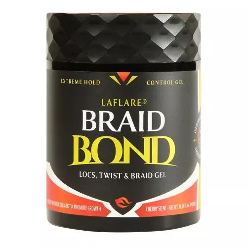 Laflare Braid Bond Locs, Twist & Braid Gel 14.54oz / 430ml