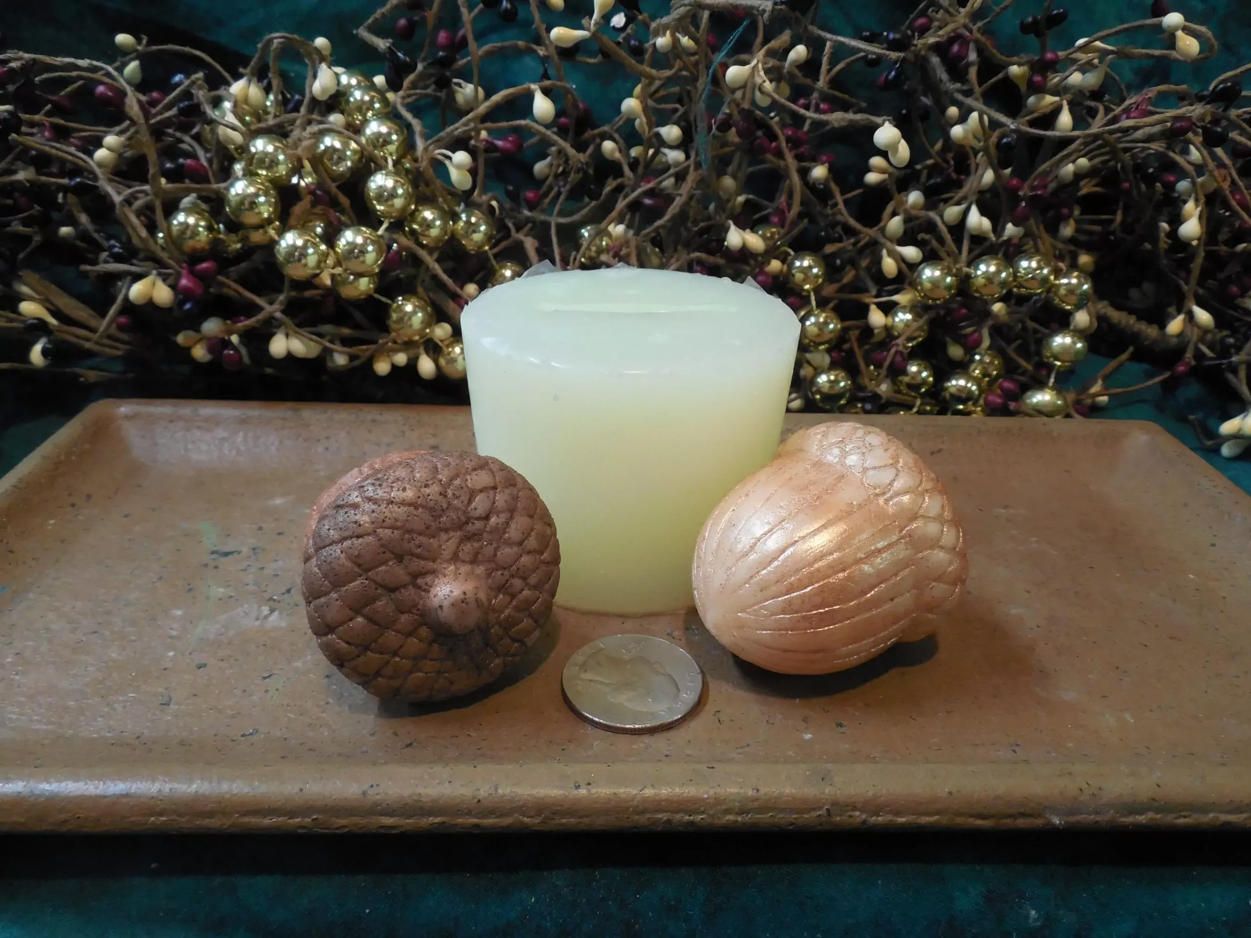 Large Acorn Nut Tart 1 Cavity Silicone Mold 1317