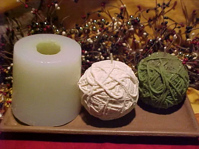 Large Ball Of Yarn Candle 1 Cavity Silicone Mold 1452