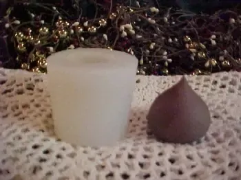 Large Chocolate Drop Tart 1 Cavity Silicone Mold 1321