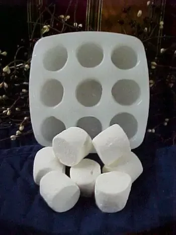 Large Marshmallow Embeds 9 Cavity Silicone Mold 911