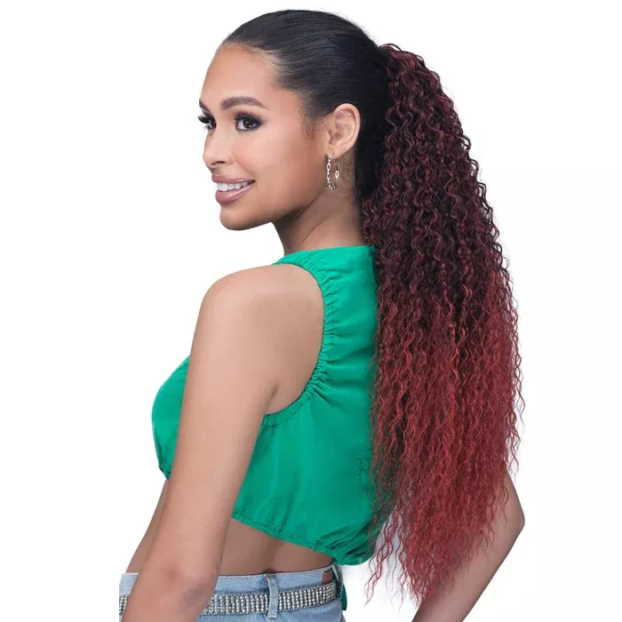 Laude & Co Drawstring Ponytail – DEEP WAVE 24